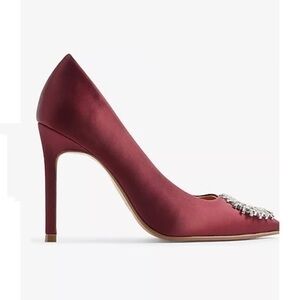 Express Rhinestone Embellished Pumps